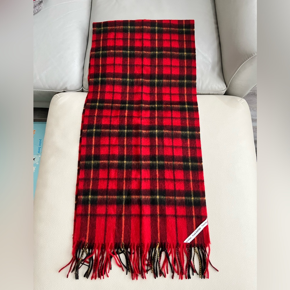 NWOT - Frank & Oak Pure Wool Plaid Scarf